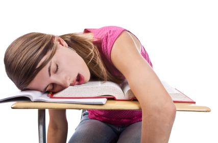 Zombies replace students - sleep deprivation in college