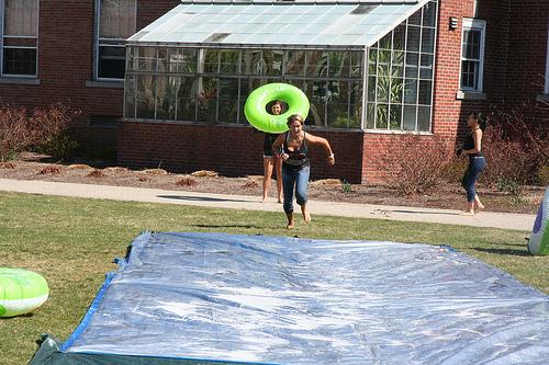 College students + warm weather = fun times