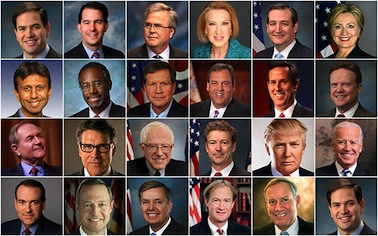 You can count a few of these faces out, but theres still a plethora of presidential candidates heading into the primaries.