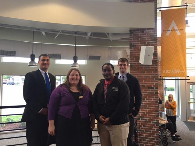SGA executive committee for the 2015-16 academic year at the opening of the new DC last fall.
