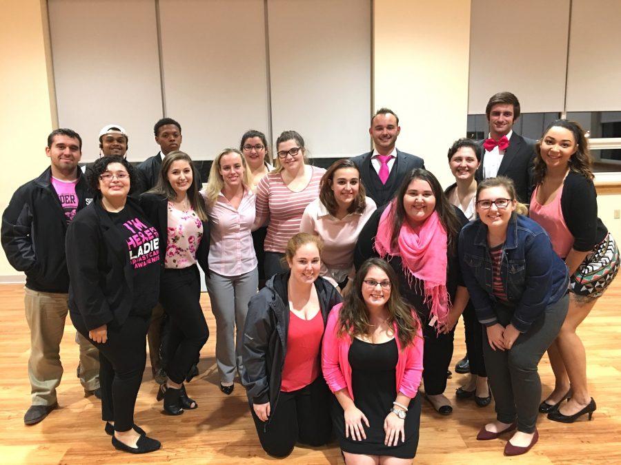 SGA members wore pink for one meeting for Breast Cancer awareness in October.