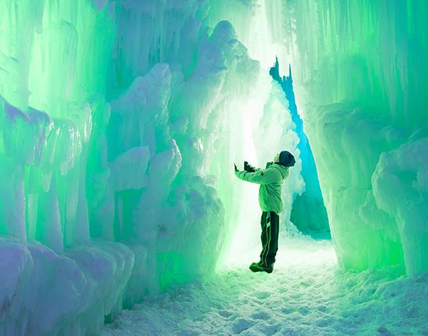 A trip to the Ice Castle in Lincoln, N.H.