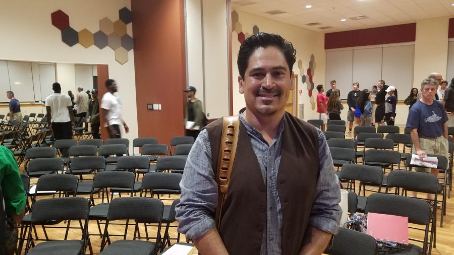 Tim Z. Hernandez, author of All They Will Call You, visited AIC last month to discuss his book.