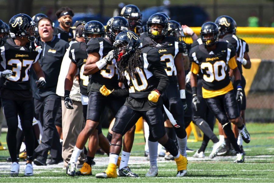 Spring football at AIC — back to the grind AIC Yellow Jacket