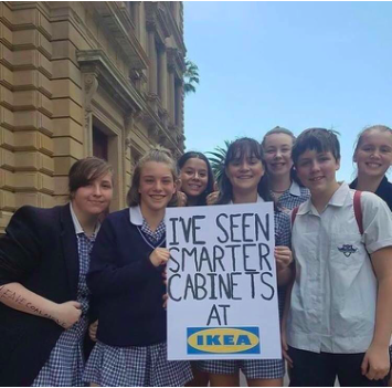 Australian students take a protest day