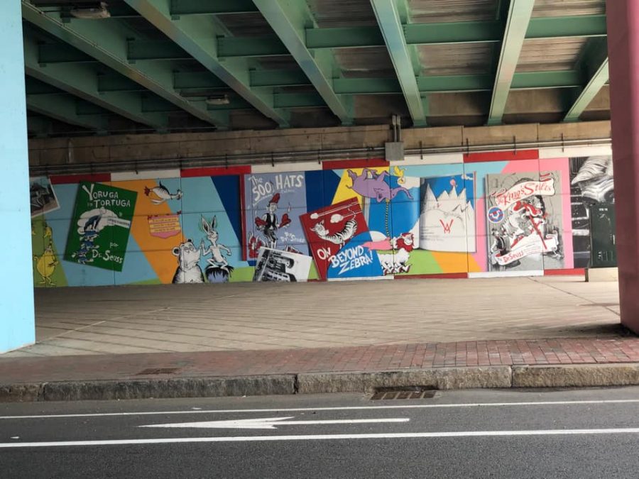 Professor Marty Langford captured the mural on East Columbus Ave and State St. 