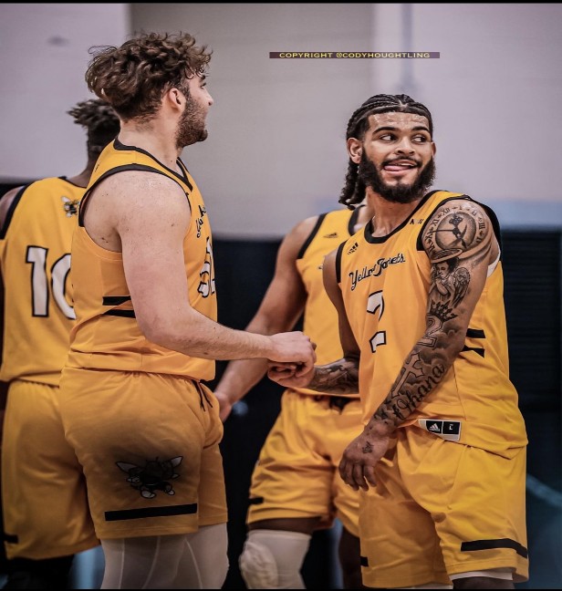 First-year Yellow Jacket guard, Donovan Miller.