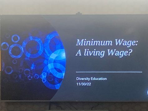 Opening of PowerPoint presentation on the history of the minimum wage and the differences in hourly wages between states and types of jobs